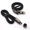 Tragbarer Keyring USB-C Lighting Micro USB-Anschlüsse